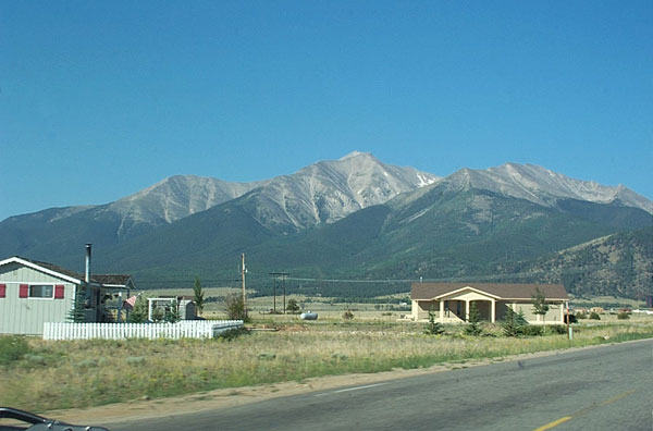 There was a great view of Mt. Princeton from Buena Vista.