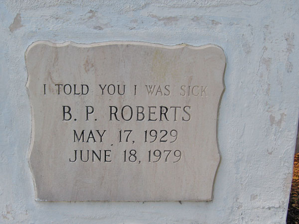Key West Cemetery is known for interesting epitaphs on the gravestones. 