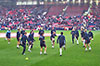Manchester: England warm up