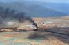 New Hampshire: Cog railroad train climbs Mt. Washington