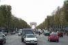 Paris: Looking down the Champs Elysees