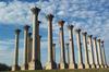 Washington DC: Old columns of the Capitol Building